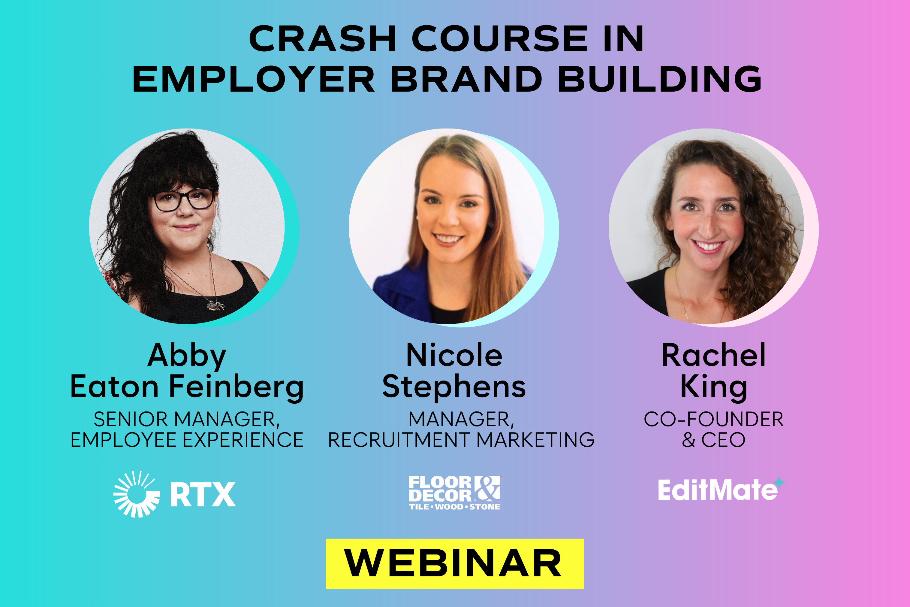 Crash Course in Employer Branding Webinar EditMate